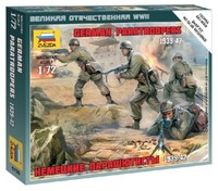 Deutsche FallschirmjäGer Wwii 1:72 Figur Plastik Modellbausatz Zvezda