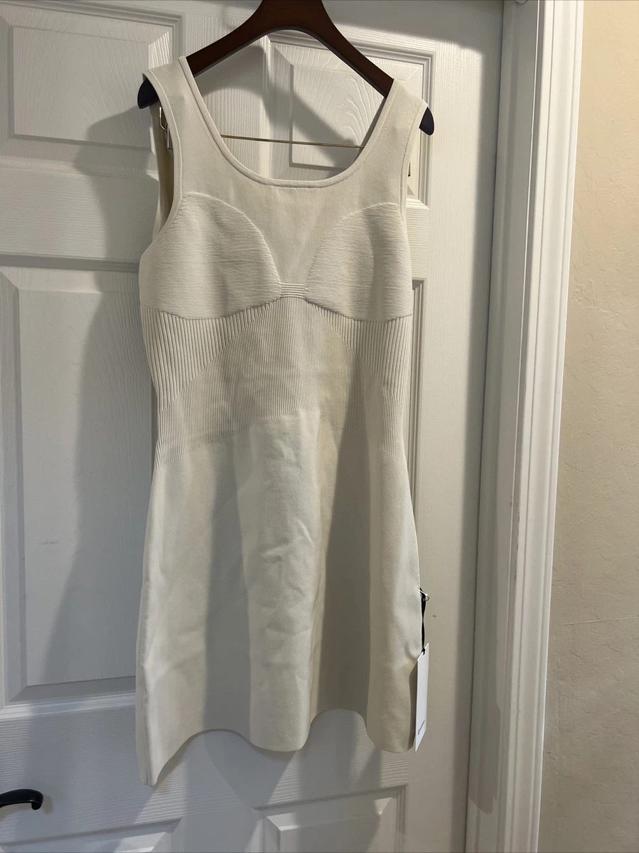 NWT Lululemon Tight Fit Knit Tank Dress Bone Size L 148 eBay