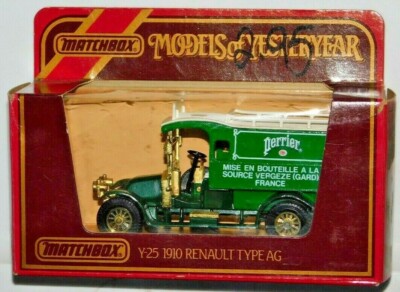 Lesney 1910 Renault Type AG ミニカー Matchbox Models of Yesteryear Y-25 1910 RENAULT TYPE AG PERRIER | eBay
