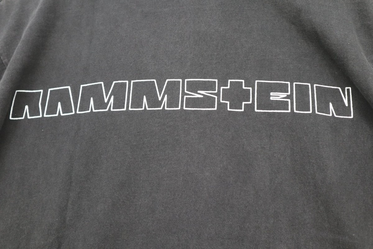 Ramstein Concert Graphic T-Shirt Black Cotton Large Preshrunk 