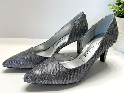 anne klein shoes silver