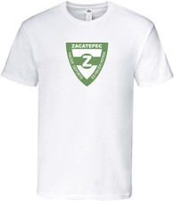 Camiseta Zacatepec 100% Algodón Blanco,Negro,Verde Cuello Redondo