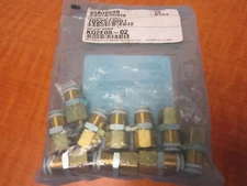 (10) Plastic Push-To-Connect Tube Fittings, Female Bulkhead Metric Tube OD: 8 