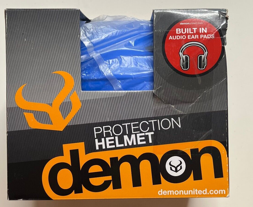 Demon Multi Sport Protection Blue Phantom Audio Helmet DS6605 XL