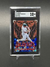 2022 Panini Donruss #UL-17 Rickey Henderson Blue Unleashed /249 SGC 10 GM!