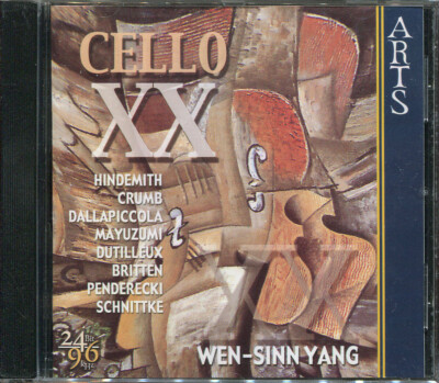 CD  WEN-SINN YANG  CELLO XX 20th CENTURY  ARTS MUSIC 2001