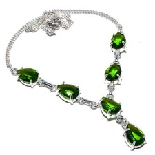 Top Quality peridot Gemstone 925 Sterling Silver Handmade Necklace, Gift For Her