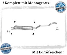 Mittelschalldämpfer für Opel Zafira A / B 1.6 1.8 2.2  Auspuff Montagesatz