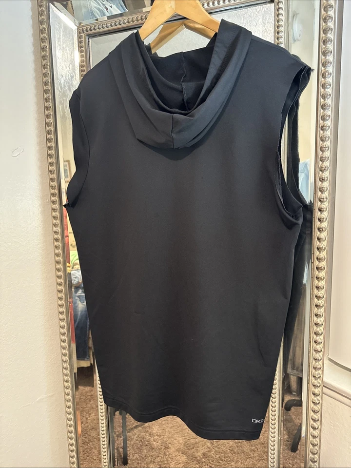 Camiseta Las Vegas Raiders Grande Con Capucha Sin Mangas Músculo Dri-Fit Para Hombres L Usada en Excelente Condición Foto 3 de 4