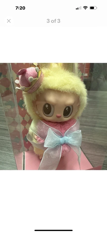 AUTÉNTICO POP MART Labubu Let’s Checkmate Vinilo Peluche - Totalmente Nuevo - ¡Vendedor de EE. UU.! Foto 3 de 4