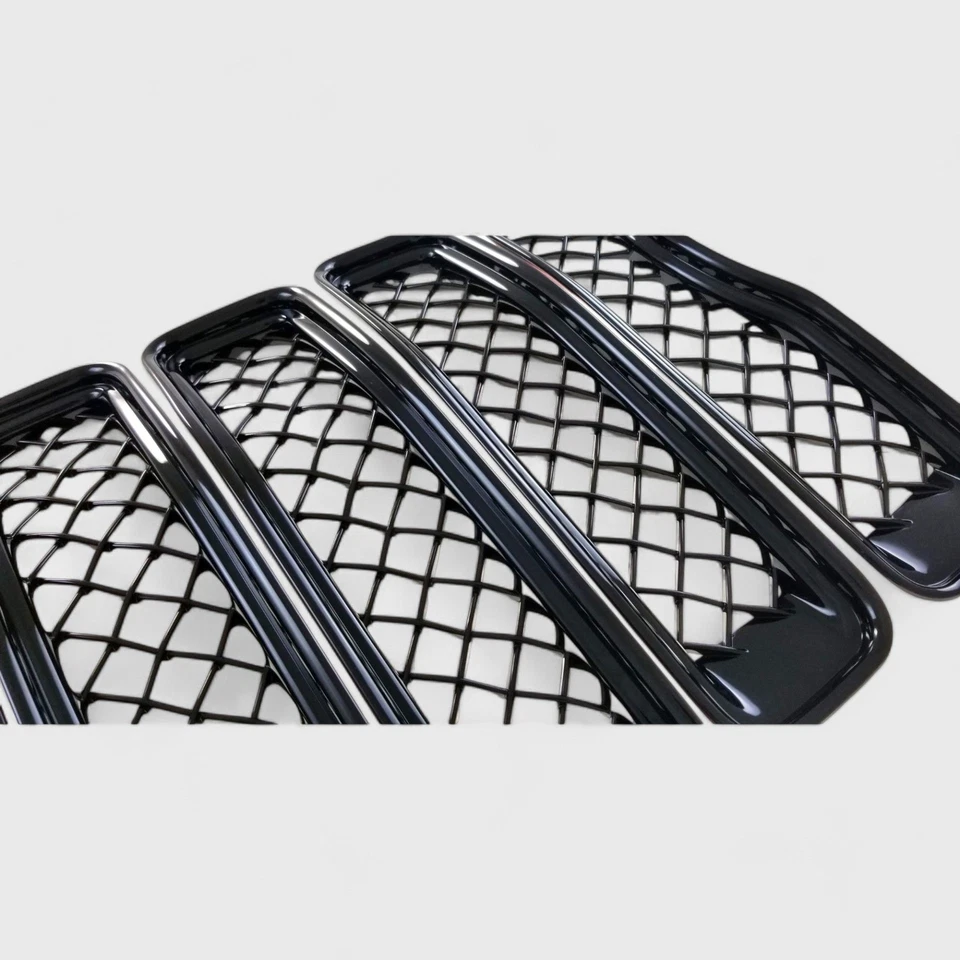 Chrome Delete Black Front Grille Overlay for 2018-2023 Jeep Wrangler - Image 2 of 4