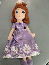 Muñeca de peluche Disney Princesa Sofía la primera / Tamaño 26" pulgadas / Usada