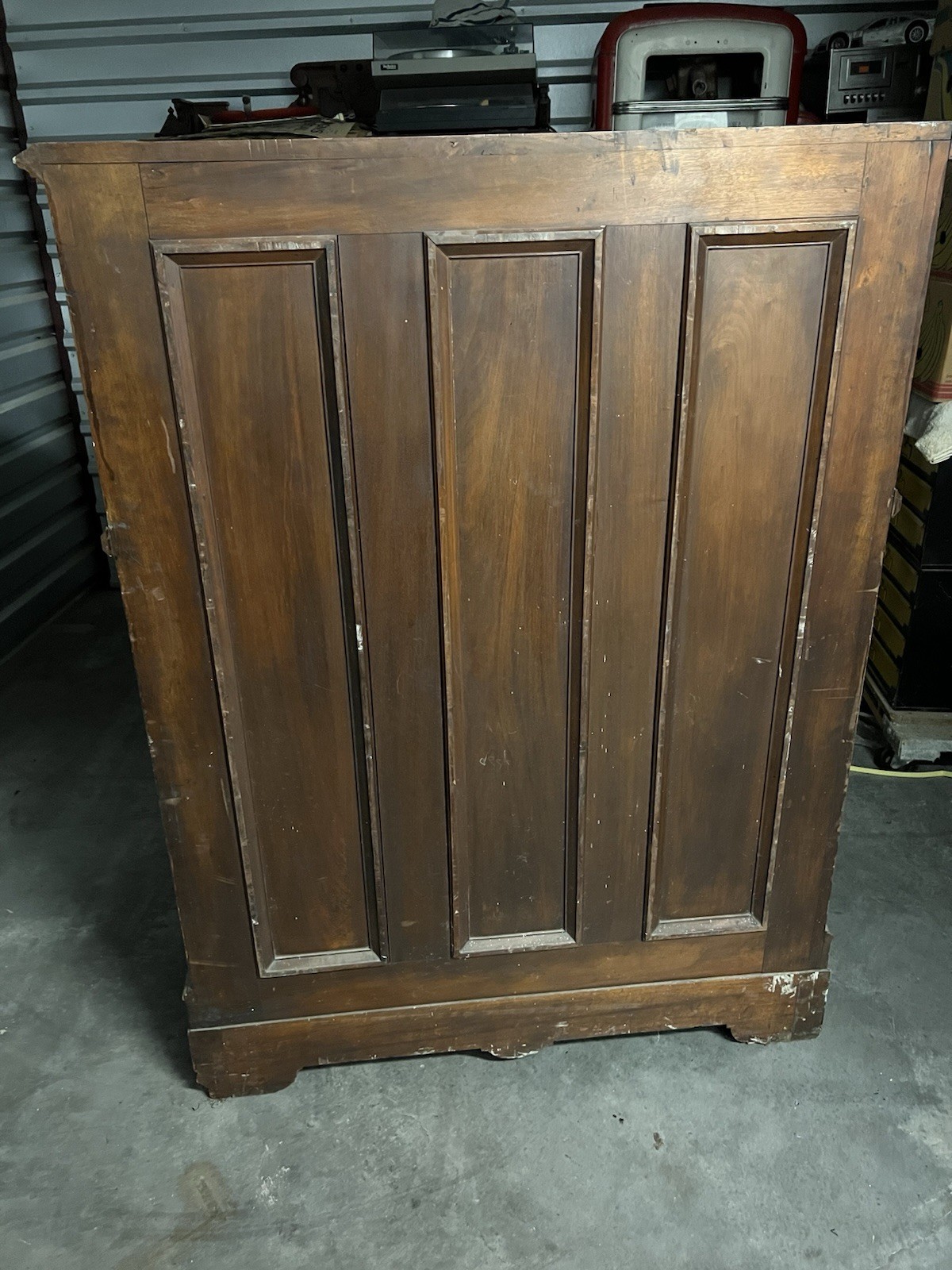 Antique 19th C. WOOTON DESK - STANDARD GRADE BURL WALNUT PATENT PAT