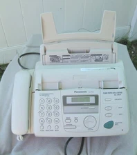 Panasonic KX-FP151 Compact Plain Paper Fax With Copier Function WORKS!