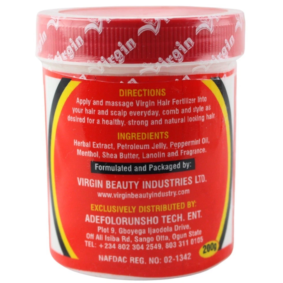Virgin Hair Fertilizer Anti-Dandruff Hair Conditioning Cream 200g (8 Oz) - Image 2 of 2