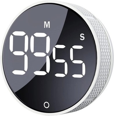 AVINIA Digitaler Küchentimer Großes LED Display Magnet Kochen Fitness Kinder