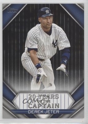 2020 Topps Update 20 Years of the Captain Black 201/299 Derek Jeter HOF 06x7