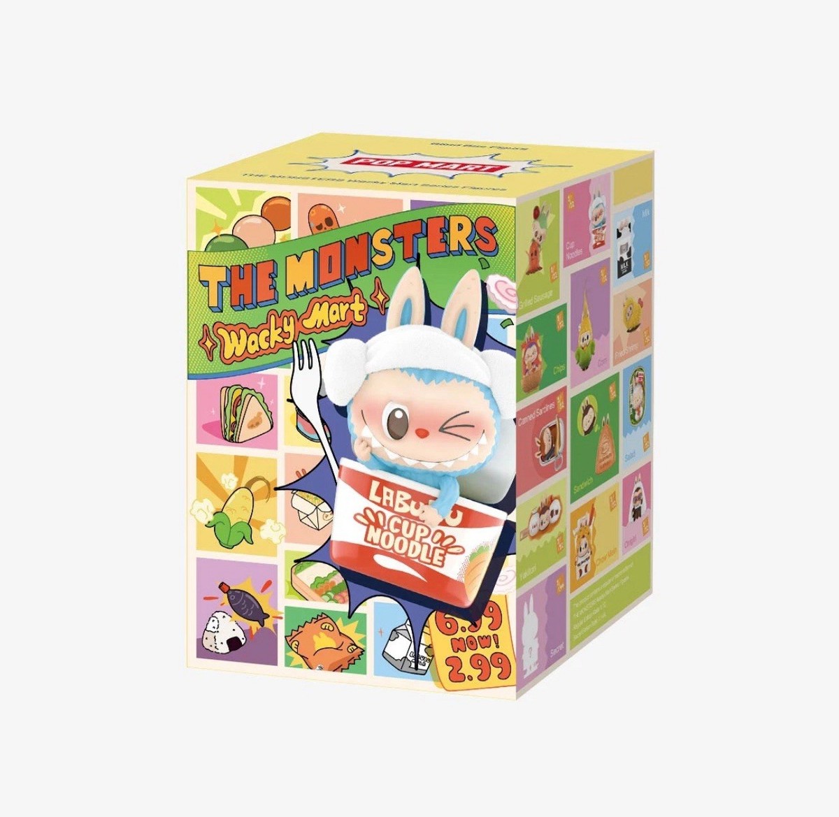 POPMART☆LABUBU THE MONSTERS WACKY MART SERIES FIGURES 12BOX Authentic) Pop Mart Labubu THE MONSTERS Wacky Mart Series