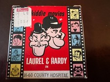Laurel Hardy COUNTY HOSPITAL 3 8mm Film Atlas Films Kiddie Movies Tested