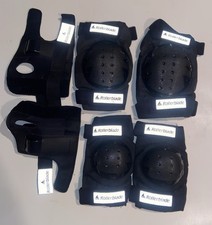 Vintage Rollerblade Black Large Elbow  Knee Pads  Gear Wrist Guard New W/O Tag