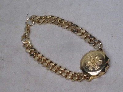 vintage SOS Talisman Emergency Medical ID bracelet medic pill container case