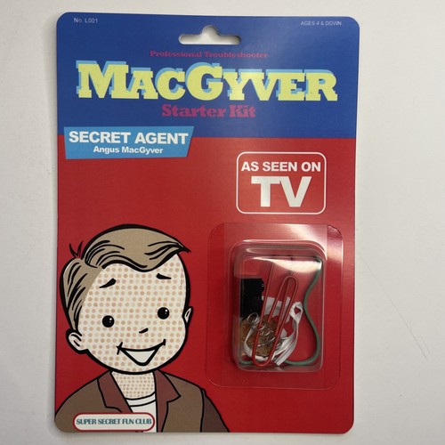 Super Secret Fun Club SSFC Rare MacGyver Starter Kit Richard Dean Anderson Angus - Picture 1 of 9