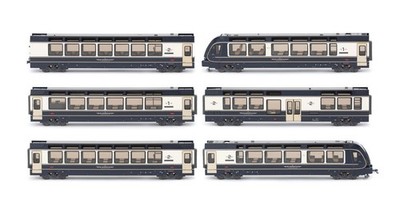 BEMO: MOB - GoldenPass Express passenger coaches set (AC for Märklin, NEW)