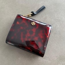 Tory Burch Bifold Wallet Tortoiseshell Limited Edition Wallets for ladies, popul