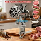 Heavy Duty Meat Grinder Mincer Stuffer Manual Sausage Filler Sauce Maker Machine