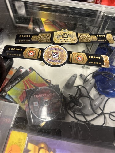 WWE Tag Championship Title Slapband slap bracelets 2 Pack Lot Series 1 Walmart - Picture 1 of 1