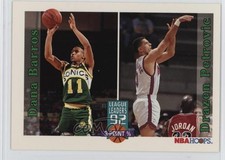 1992-93 NBA Hoops Dana Barros Drazen Petrovic #321 HOF 1b3b