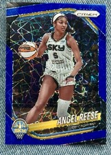 2025 Panini Prizm WNBA Angel Reese Blue Velocity Prizm #92 - Chicago Sky