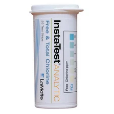 Insta-Test Test Strip,Free/Total Chlorine,0-10ppm,PK25 3027-G Insta-Test 3027-G