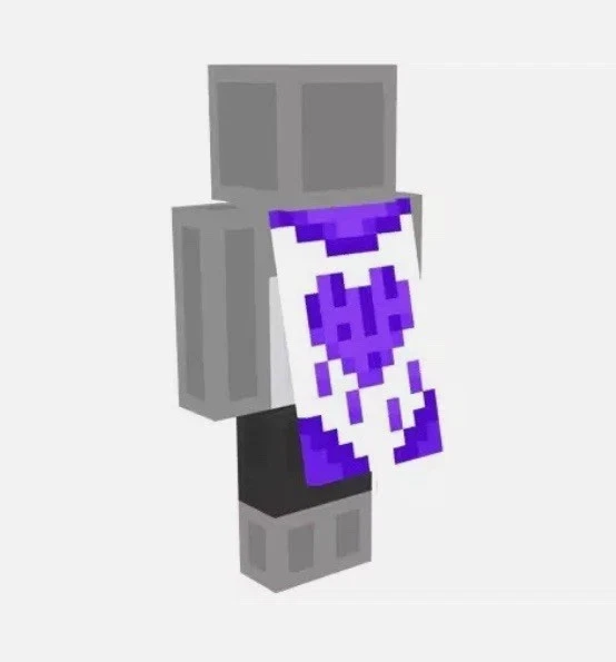Minecraft 2024 Twitch Purple Heart Cape Code - Bedrock & Java ⚡️24/7 SOFORT⚡️ - Bild 3 von 3