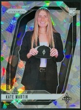 Kate Martin 2024 Panini WNBA Prizm - Cracked Ice Variation Prizm #148 (RC)