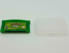 Pokemon LeafGreen Version Game Boy Advance GBA Game Cartridge Tested
