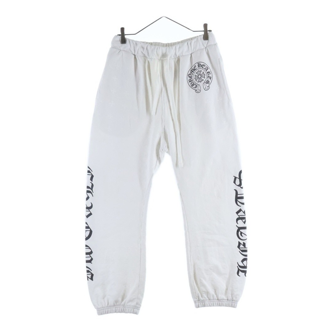 CHROME HEARTS SLIT PKT BND BTTM CH Plus Logo Print Horseshoe Sweatpants Used f0c