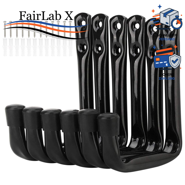 J-Haken Wandhalterung 6 StüCk Stahl 12Cm X 10Cm Robust FüR AufhäNgung-image