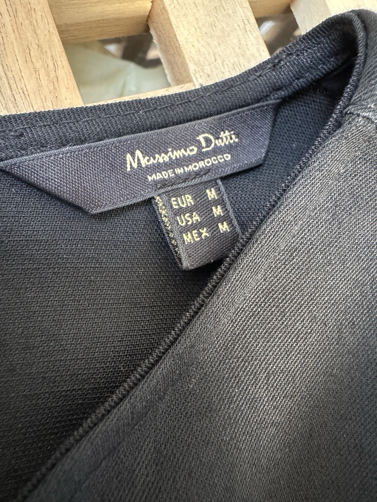 Massimo Dutti Black Long Sleeve Maxi Dress Crew Neck_M_Work_Office_Modesty_New image 6