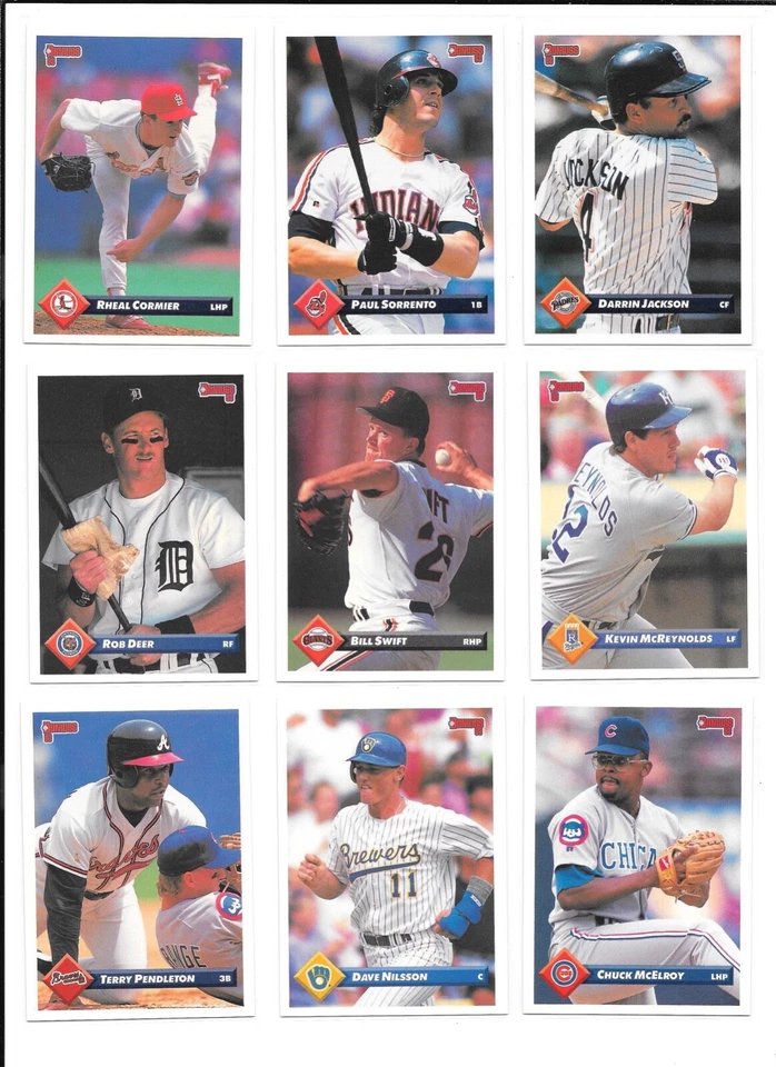 1993 Donruss Baseball Trading Cards / Choose #s 201-400 / FREE SHIPPING / mb46 - Image 4 of 4