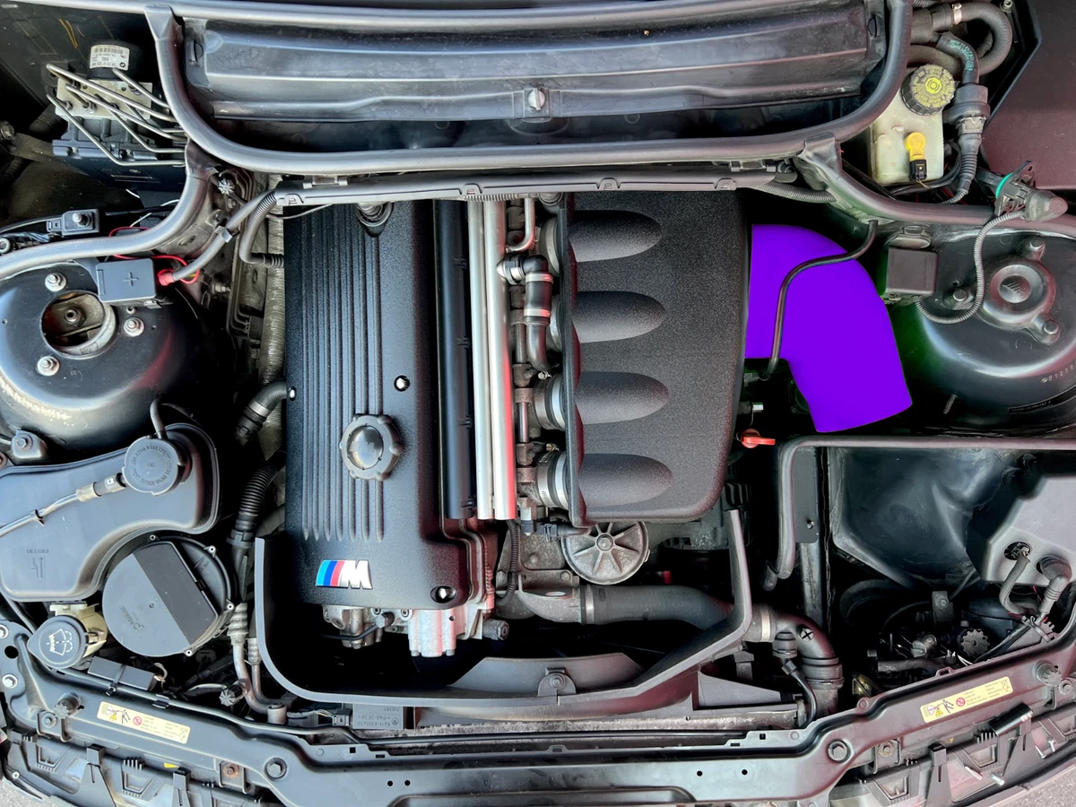 for BMW E46 M3 Air intake Boot Elbow Silicone PURPLE S54 eBay