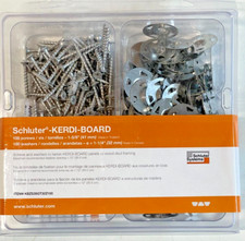 Schluter Kerdi Board Hardware Set with 100 1-5/8" in Screw  100 1-1/4" Washers