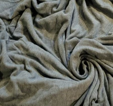 Blue-Gray Linen-Lycra Light Knit - Slubbed, Soft, Drapey!! Perfect for Summer