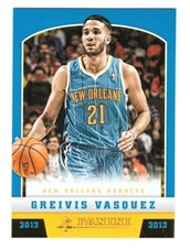 Greivis Vasquez Hornets 2012-13 Panini Basketball Gold Knight Parallel Card #70