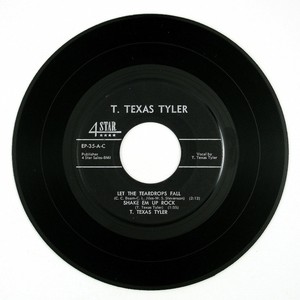 T-TEXAS-TYLER-Shake-It-Up-Rock-EP-35-1958-ROCKABILLY-VG