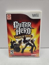 WII Guitar Hero: World Tour (Nintendo Wii, 2008) CIB