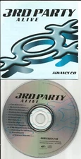 Maria Christensen 3RD PARTY Alive w/ DIFFERENT COVER ART ADVNCE PROMO CD third