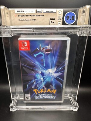 Pokemon Brilliant Diamond WATA 9.8 A+ - Nintendo Switch