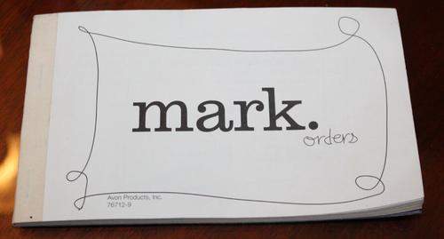 NEW OLD STOCK - AVON MARK Order Book Receipt book - RARE!!