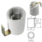 Kanlux E14 Base Ceramic Socket 240V SES Bulb Clamp Heat Lamp Holder Fix Bracket